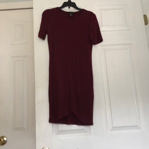 Burgundy dress